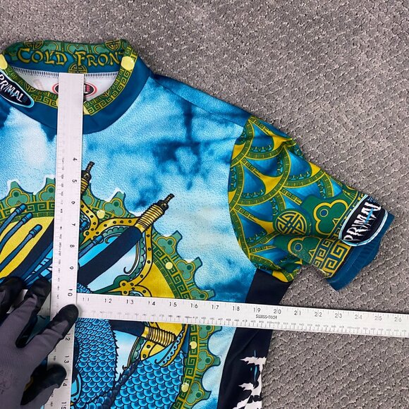 Primal Wear Cold Front Cycling Jersey Men's Large Asian Dragon Dragons - Picture 8 of 10